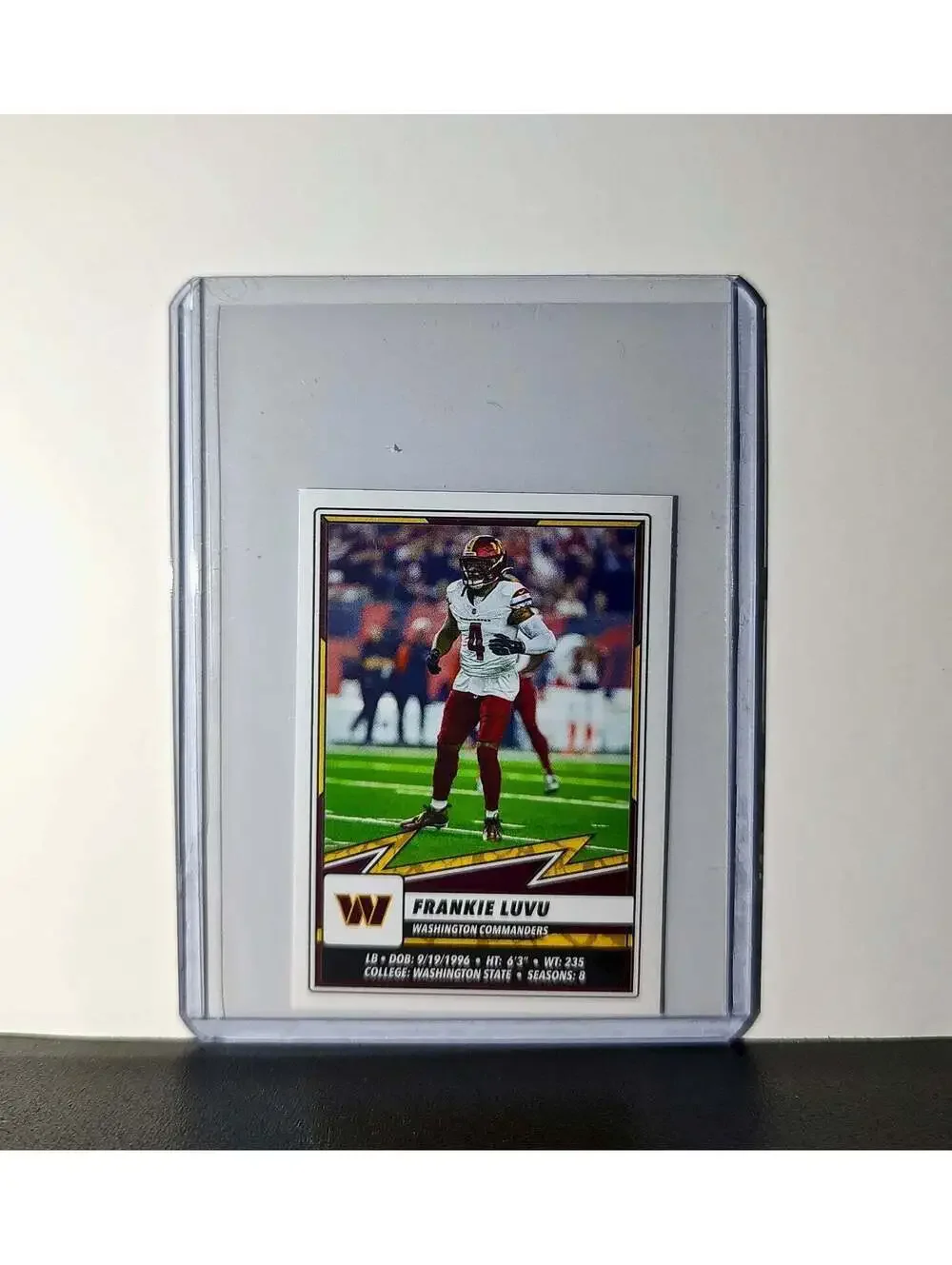 Frankie Luvu 2025 Panini NFL #354 Sticker Washington Commanders